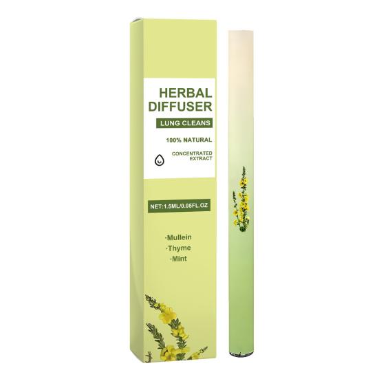 Yangyizhi Herbal Diffuser Pen, Natural Aromatherapy Inhaler Stick with Mullein Thyme, Flavored Air Freshener, Portable Botanical Scent Pen for