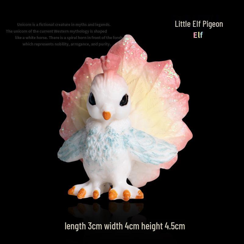 European Mythical Pegasus Unicorn Toy Model: Elf, Mythical Creature, Magic Beast 