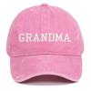 Fashion Washed Cotton GRANDPA GRANDMA Caps Vintage Breathable Grandparents Baseball Hats Adjustable Dad Hat Gifts