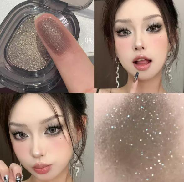 FAICCIA Xi Shi Pearlescent Diamond Glitter Fine Sparkle Sequins Monochrome Color-Changing Dragon Makeup.