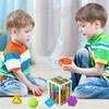 Montessori Rainbow Shape Blocks Sorting Game For Baby's Motor Skill Development