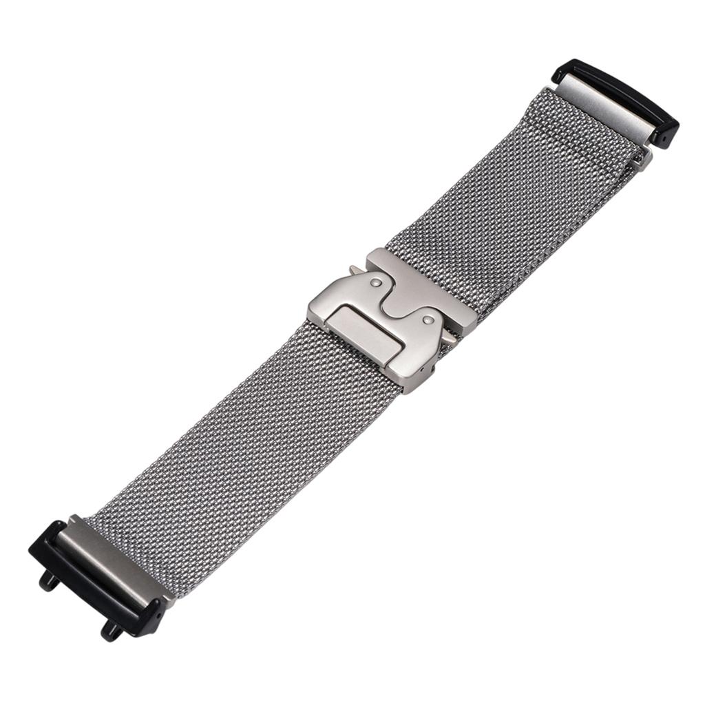 For Huami Amazfit T-Rex Pro A1918 Strap Parachute Clasp Milanese Stainless Steel Watch Band
