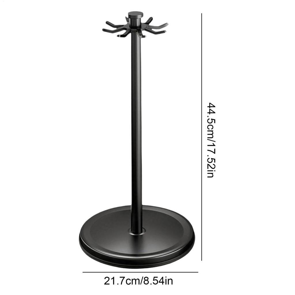 Kitchen Utensil Stand Rotating Storage Hanger with 8 Hooks for Countertop Organization rotatable Cooking Utensils Holder