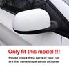 For Kia Picanto 2012 2013 2014 2015-2025 ABS Rearview Side Mirror Cover Wing Cap Exterior Door Housing Trim Adhesive Sticker