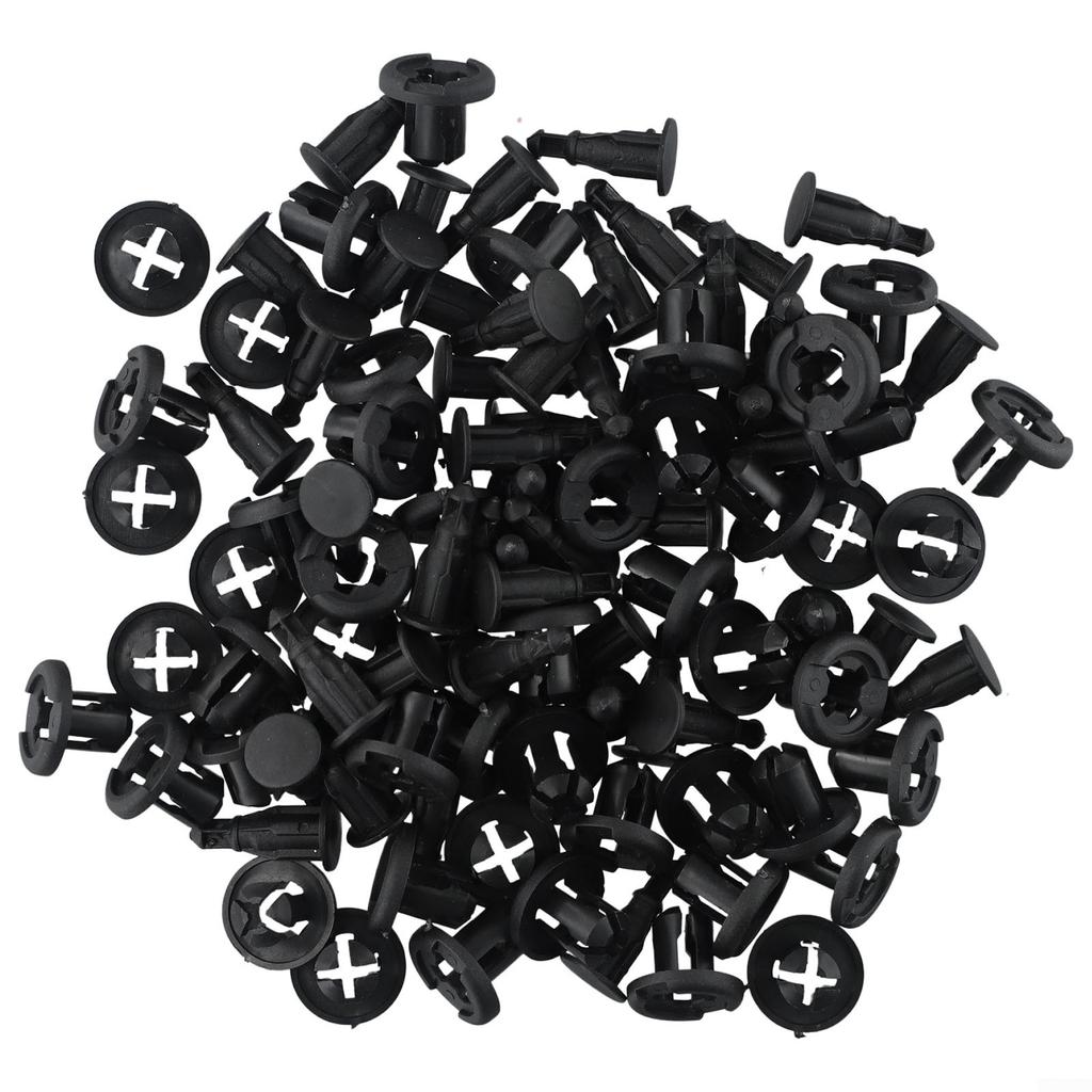 Nylon Bumper Retainer Clips Set Black Replacement Fastener Accessories