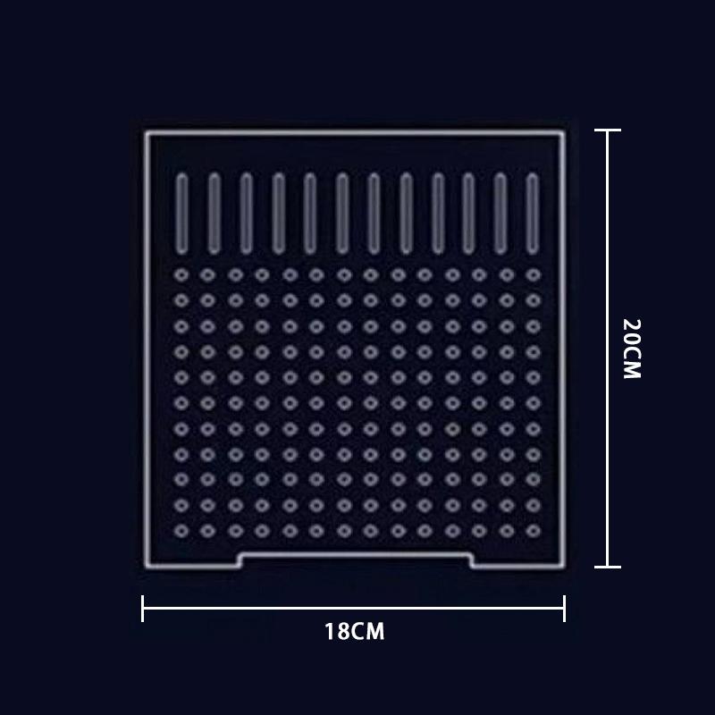 Fish Tank Isolation Board Microporous Transparent Acrylic Fry Partition Aquarium Grid Portable Divider Separation Tank Supplies