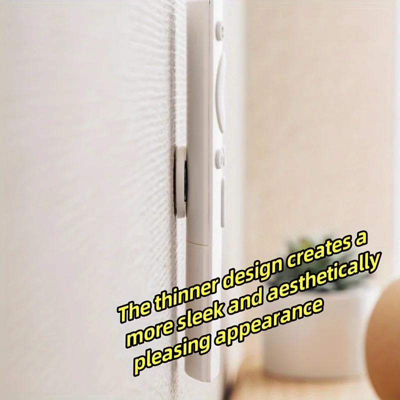 1/3/6 Stück Magnetischer Fernbedienungshalter zur Wandmontage, selbstklebender Fernbedienungshalter mit starkem Halt, TV-Fernbedienungshalter für das Home Office