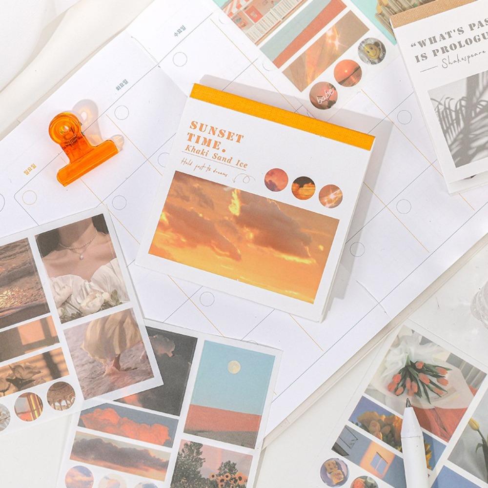 40 Stück DIY Scrapbooking Ästhetische Deko Sticker INS Journal Zubehör Neues Washi Papier Tagebuch Album