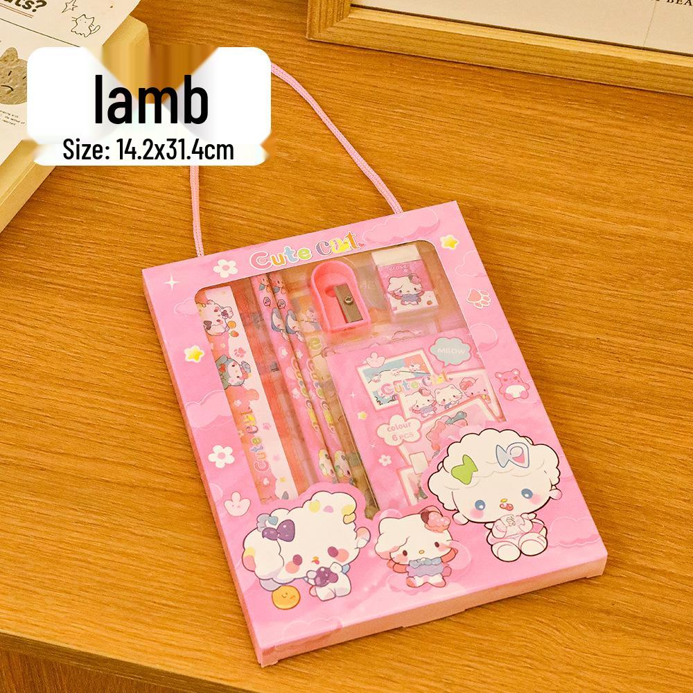 Student Stationery Set: Kindergarten Reward Gift Box for Back-to-School Learning, Prizes, and Party Favors