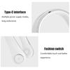 Portable Bladeless Neck Fan, USB Rechargeable Personal Cooling Fan with 360 Cooling and 3 Speeds, Hands Free Wearable Fan for Outdoor Sports Home