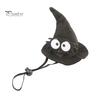 Lightweight Pet Headgear Halloween Cat Witch Hat, Fun Hat with Adjustable Elastic Strap, Cartoon Ghost Pumpkin Bat Skull for Cats Small Dogs
