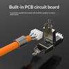 1Pc Cat7 Cat6A Cat8 Rj45 Connector Tool-Free Zinc Alloy Shielded Ethernet Termination Plugs