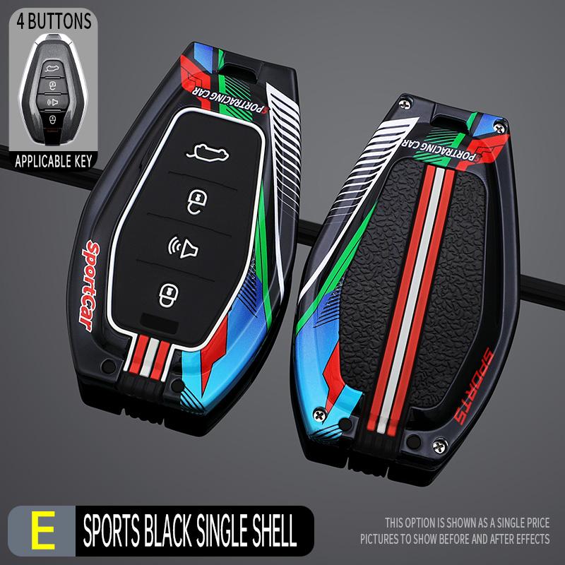 

Car Key Bag Protective Shell Fob For Chery Jetour X70 X90 X95 Plus Zinc Alloy Car Key Decoration Shell Accessorie