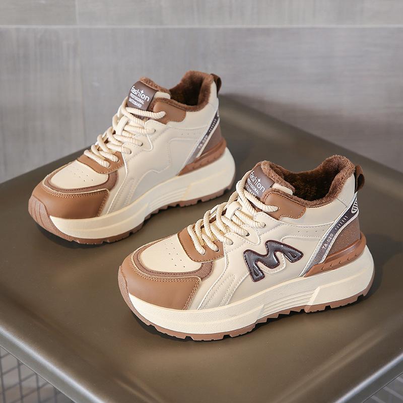 

Ins Korean version of the new velvet Forrest Gump shoes women s 2025 winter student dad shoes warm casual JCF 2702-1 35