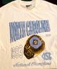 NORTH CAROLINA TAR HEELS Retro Style 1993 NCAA Champions TShirt. Size Is Large. Unisex T-Shirt