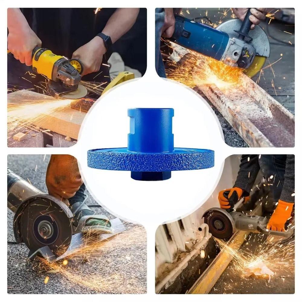 Heavy-Duty Concrete Grinding Wheel Vacuum Brazed Stone Carving Grinder Wheel Concrete Grinding