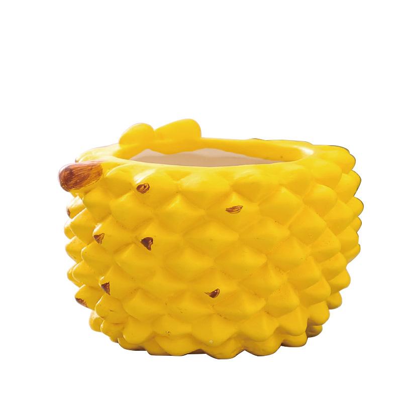 Handmade Ceramic Flower Pot for Succulent, Cute Fruit, Creative Vase, Simple Home and Room Decoration