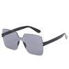 Fashion One-piece Frameless Sunglasses Women Candy-colored Sun Glasses Trendy UV Protection