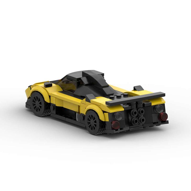 Building Block Compatible Pagani Creative Assembly Sports Car Racing Gift Model Small Particles Educational Toy