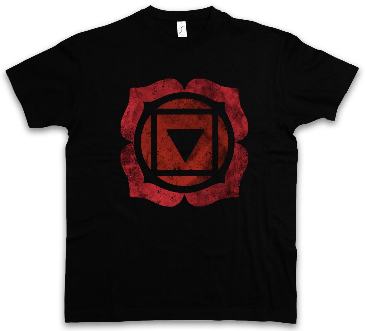 

CHAKRA MULADHARA ROOT T-Shirt Mens Womens Tees Top Mystic Esoterik Energy Body Soul Yoga Astral M