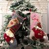 Holiday Stocking Reusable Decorative Sock for Gift Storage Sturdy Materials Christmas Decoration Simple Installation