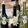 Green Floral Foam Ball with Base Wine Bottle Flower Holder DIY Craft Flower Mud for Banquet Gift Ornament Home Party Table Decor