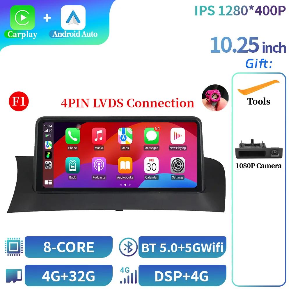 10.25" Car Radio For BMW X3 F25 X4 F26 Multimedia Wireless Bluetooth  Carplay Android Auto Stereo Navigation Touch Screen