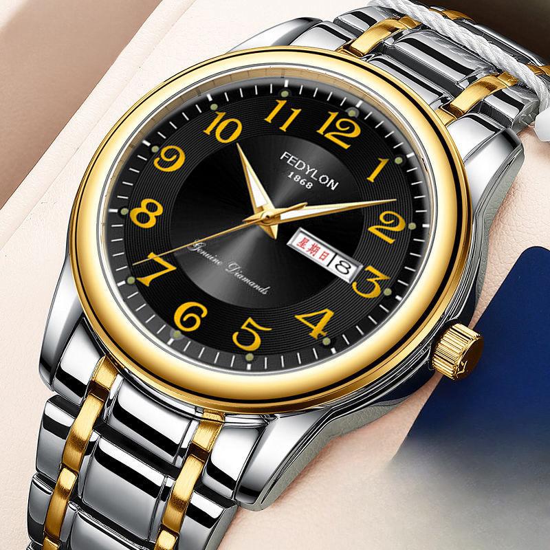 Middle Aged And Elderly Men'S Watch Men'S Watch Large Digital Waterproof Quartz Watch Elderly Men'S WatchWedding Jewelry