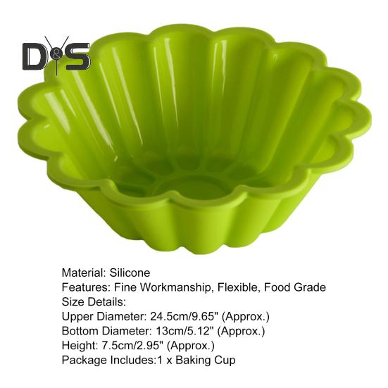 Heat Resistant Pastry Cup Not Easy To Deform Dishwasher Safe Silicone Cake Muffin Liner