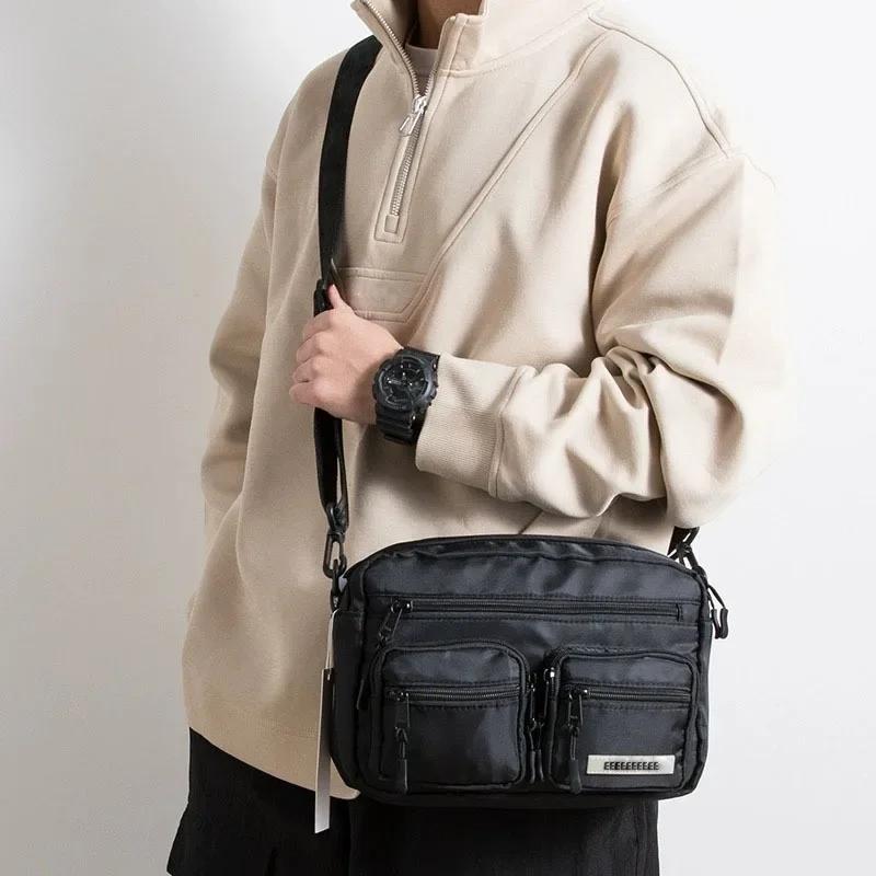 Classic Brand Men'S Mailman Bag With Luxurious Design Single Shoulder Bag With Multiple Storage Bags Large Capacity Waist Bag