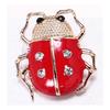 Versatile Ladybug Beetle Brooch: Creative Cartoon Insect Pin for Shirts