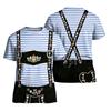 Herren Vintage Print Kurzarm T-Shirt Lockere Passform Lässiges Sommer Oberteil Neuheit Grafik T-Shirt