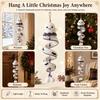 Ghost/Gingerbread Man/Penguin Crochet Spiral Oranment DIY Kit  Xmas Tree Ornament