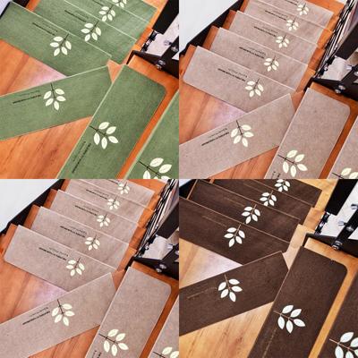 Night Luminous Stair Treads Non-Slip Carpet Indoor Stair Treads Stair Rugs Mats Stair Step Rug Rubber Backing Stair Step Cover