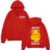 Rapper Bekar Plus Fort Album Grafik Hoodie Herren Damen Pullover Langarm Locker Lässig Übergroße Sweatshirts