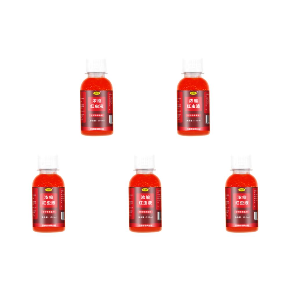 60/100ML Flüssiger Fischköder Konzentrierter Fischköderzusatz Roter Wurm Flüssiger Blutwurmduft Fischlockstoff Angelzubehör