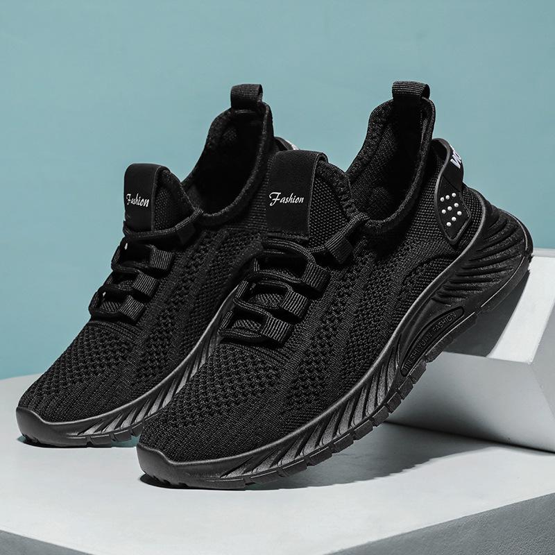 Women's Trendy Lightweight Flyknit Sneakers - Breathable, Casual, Plus Size Available