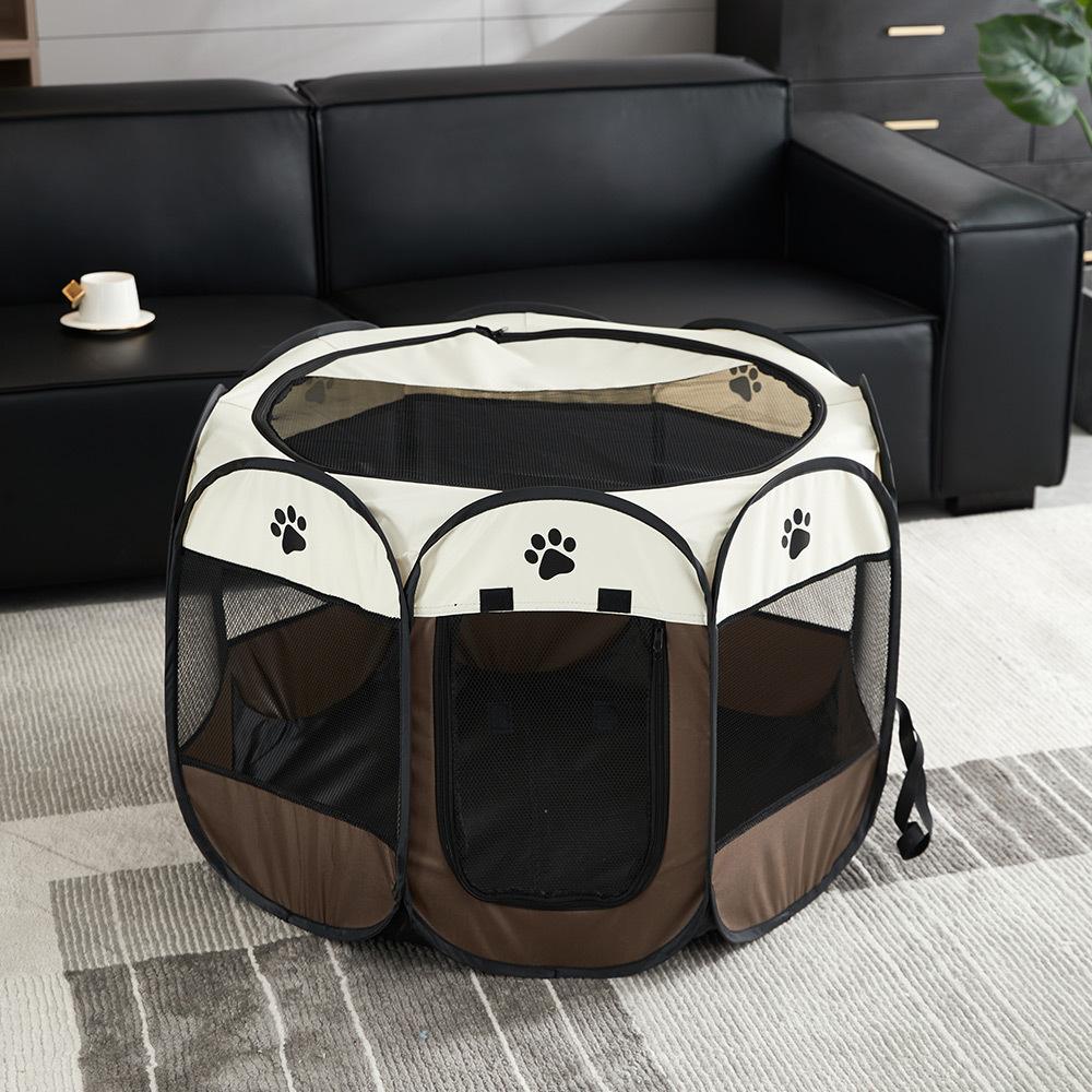 Portable Foldable Pet Tent Kennel Octagonal Fence Puppy Shelter Easy Easy Operation Large Dog Cages Cat Fences Dog Kennel