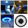 5V Universal Car Back LED Reading Ceiling Light USB Charging Warm Light Ice Blue