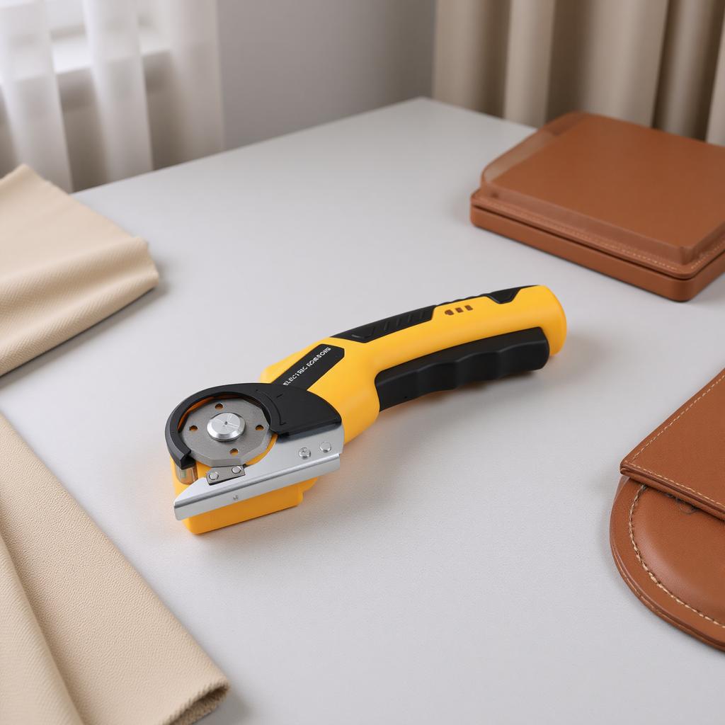 Cordless Electric Scissors 2000mAh Cordless Cardboard Cutter with Safety Lock LED Light for Fabric Curtains Carpets