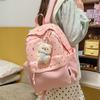 Schoolbag girly heart atmosphere polka dot bow versatile high value backpack female student schoolbag commuting simple backpack