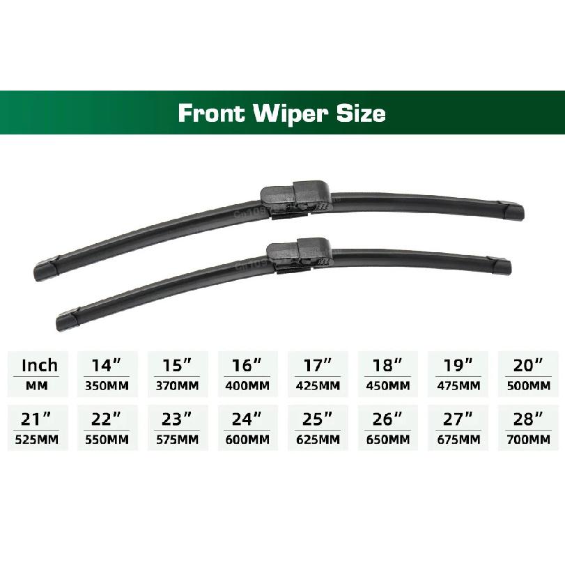 GREATROAD Wiper LHD&RHD Front & Rear Wiper Blades Set For Range Rover L322 Vogue HSE 2002 - 2012 Windshield Windscreen Window