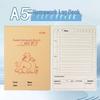 Weisheng Eye Protection Kraft Cover Homework Notebook - Thickened Student Edition