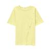 Slit T-shirt for Women's Summer Short-sleeved Design New Irregular Harajuku Style Loose Internet Celebrity Student Top