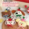 Mini Cartoon Small Animal Doll Toy Keychain Creative Cute Pendant Keychain Exquisite Backpack Decoration Accessories Gifts
