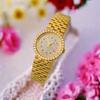 Dainty Vintage Small Dial Women's Watch Diamond Retro Luxury Elegant Gifts stainless steel 24K Gold Plated High Quality