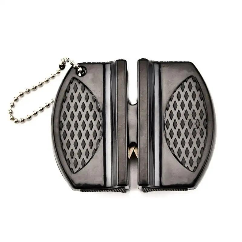 New Mini Knife Sharpeners Ceramic Rod Knife Whetstone Sharpener Portable Butterfly Type Outdoors Sharpening Knives Stone Tools