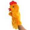 27cm Rooster Hen Animal Plush Doll Hand Glove Puppet Kids Intelligent Toy Gift
