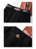 Women's 2024 Khaki Wool Blend Loose Fit Slimming Wide Leg Pants for Autumn and Winter
