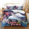 Gintama Bedding Set Single Twin Full Queen King Size Bed Set Aldult Kid Bedroom Duvetcover Sets 3D Print Anime Bed Sheet Set